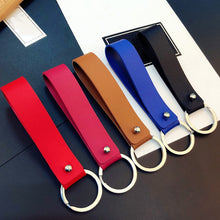 Load image into Gallery viewer, Wrist Strap Key Holder Artificial Leather Rope PU Keychain Keyring Men Women Key Chain Auto Pendant Accessory