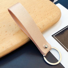 Load image into Gallery viewer, Wrist Strap Key Holder Artificial Leather Rope PU Keychain Keyring Men Women Key Chain Auto Pendant Accessory