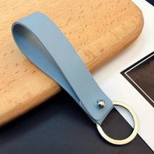 Load image into Gallery viewer, Wrist Strap Key Holder Artificial Leather Rope PU Keychain Keyring Men Women Key Chain Auto Pendant Accessory