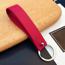 Load image into Gallery viewer, Wrist Strap Key Holder Artificial Leather Rope PU Keychain Keyring Men Women Key Chain Auto Pendant Accessory