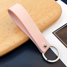 Load image into Gallery viewer, Wrist Strap Key Holder Artificial Leather Rope PU Keychain Keyring Men Women Key Chain Auto Pendant Accessory