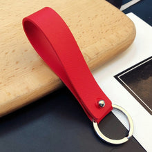Load image into Gallery viewer, Wrist Strap Key Holder Artificial Leather Rope PU Keychain Keyring Men Women Key Chain Auto Pendant Accessory