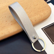 Load image into Gallery viewer, Wrist Strap Key Holder Artificial Leather Rope PU Keychain Keyring Men Women Key Chain Auto Pendant Accessory