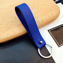 Load image into Gallery viewer, Wrist Strap Key Holder Artificial Leather Rope PU Keychain Keyring Men Women Key Chain Auto Pendant Accessory