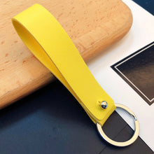 Load image into Gallery viewer, Wrist Strap Key Holder Artificial Leather Rope PU Keychain Keyring Men Women Key Chain Auto Pendant Accessory